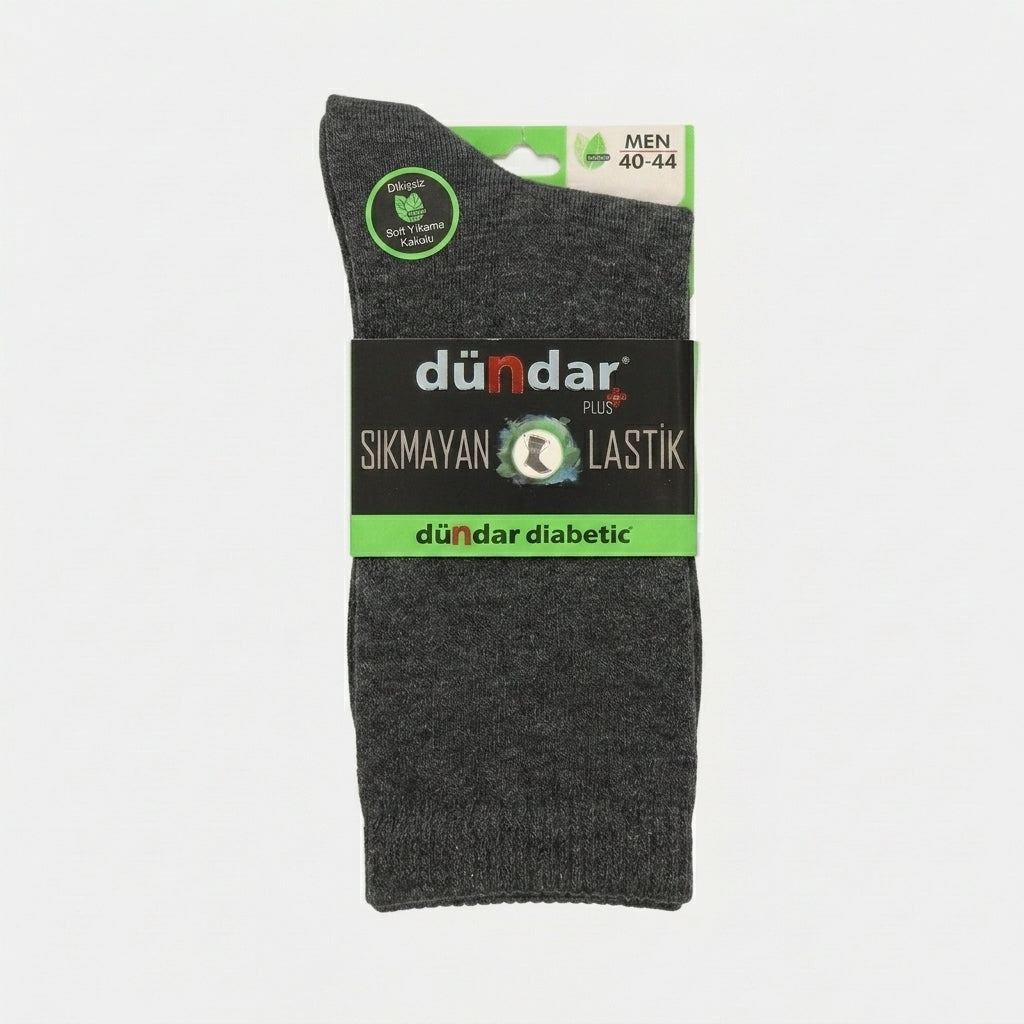 Dündar Men’s Bamboo Diabetic Socks – Long