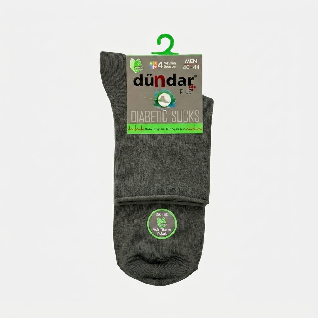 Dündar Men’s Bamboo Diabetic Socks – Regular