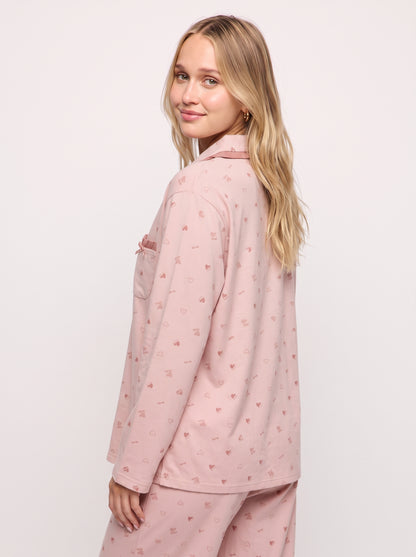 Brushed-Soft Winter Knit PJ Set