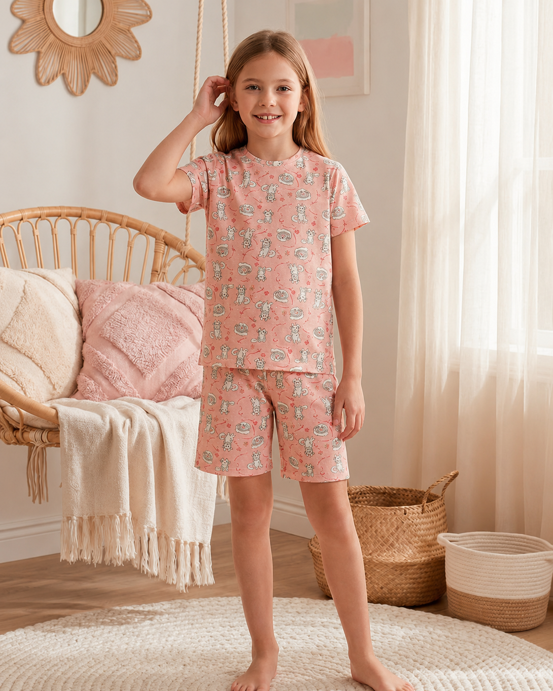 Pure Soft Cotton Short Set