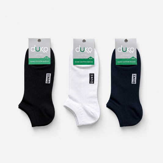 Men’s Breathable Cotton Socks – Short