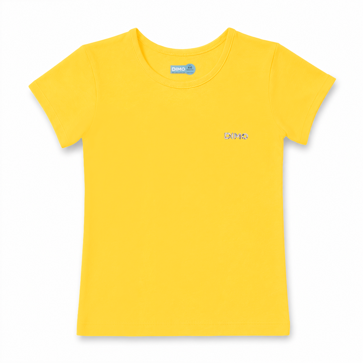 Girls Short Sleeve Stretch Cotton Undershirt
