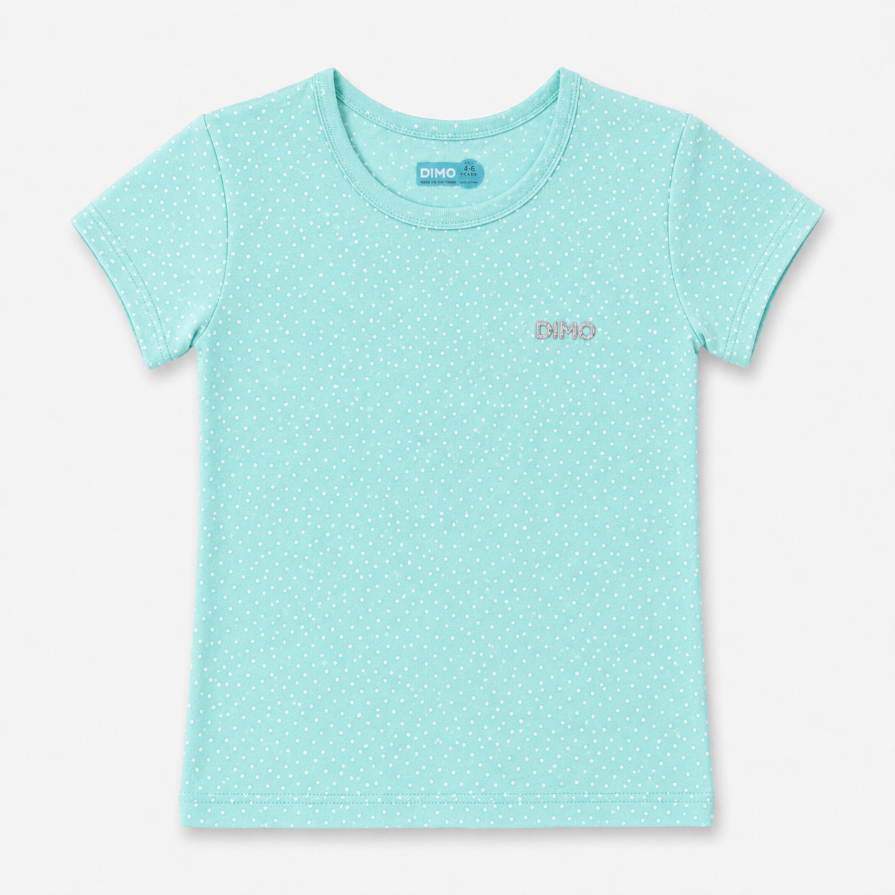 Girls Short Sleeve Stretch Cotton Undershirt