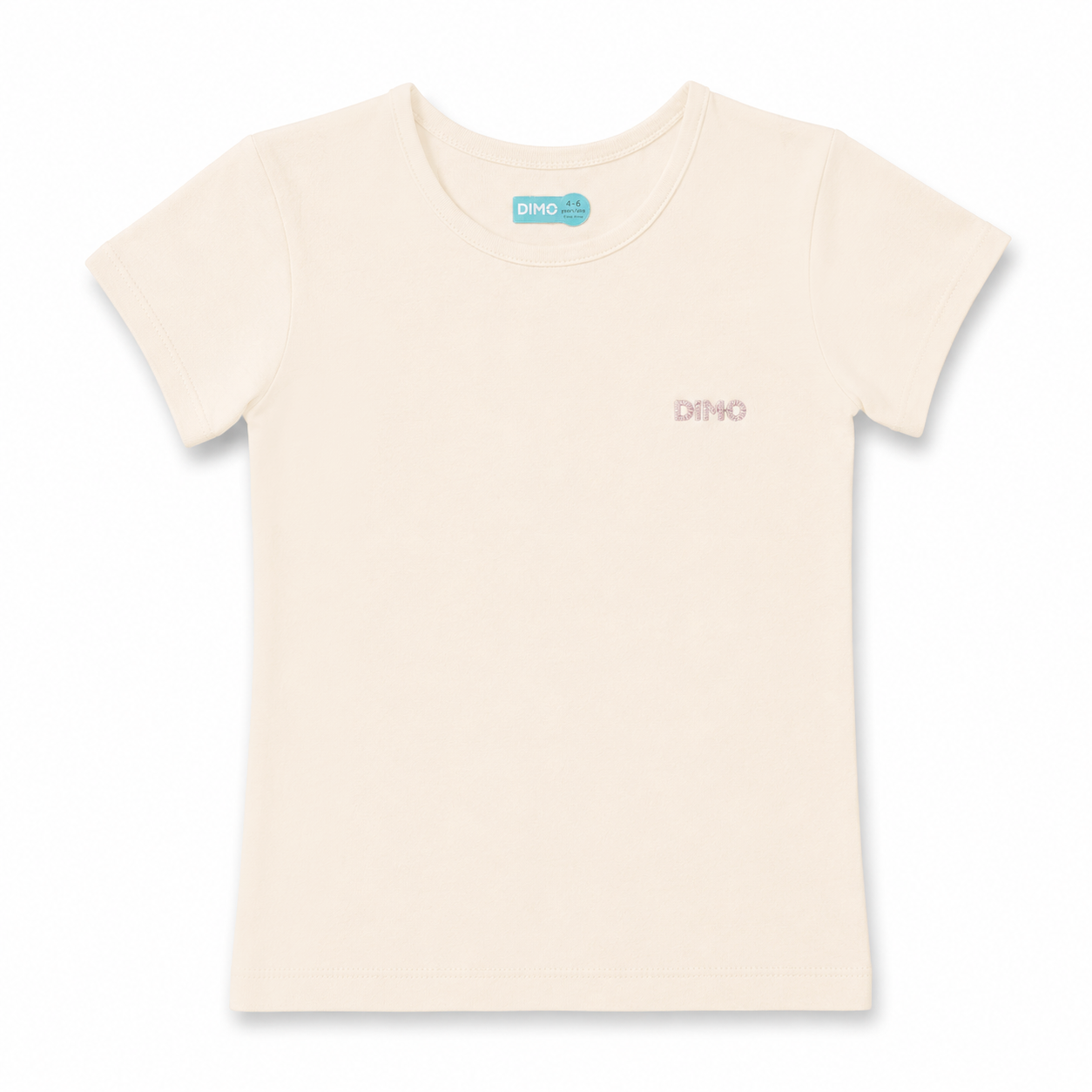 Girls Short Sleeve Stretch Cotton Undershirt