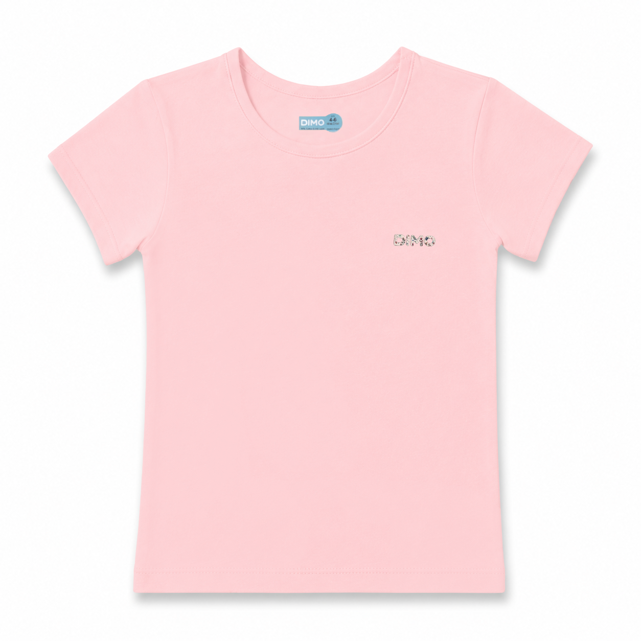Girls Short Sleeve Stretch Cotton Undershirt
