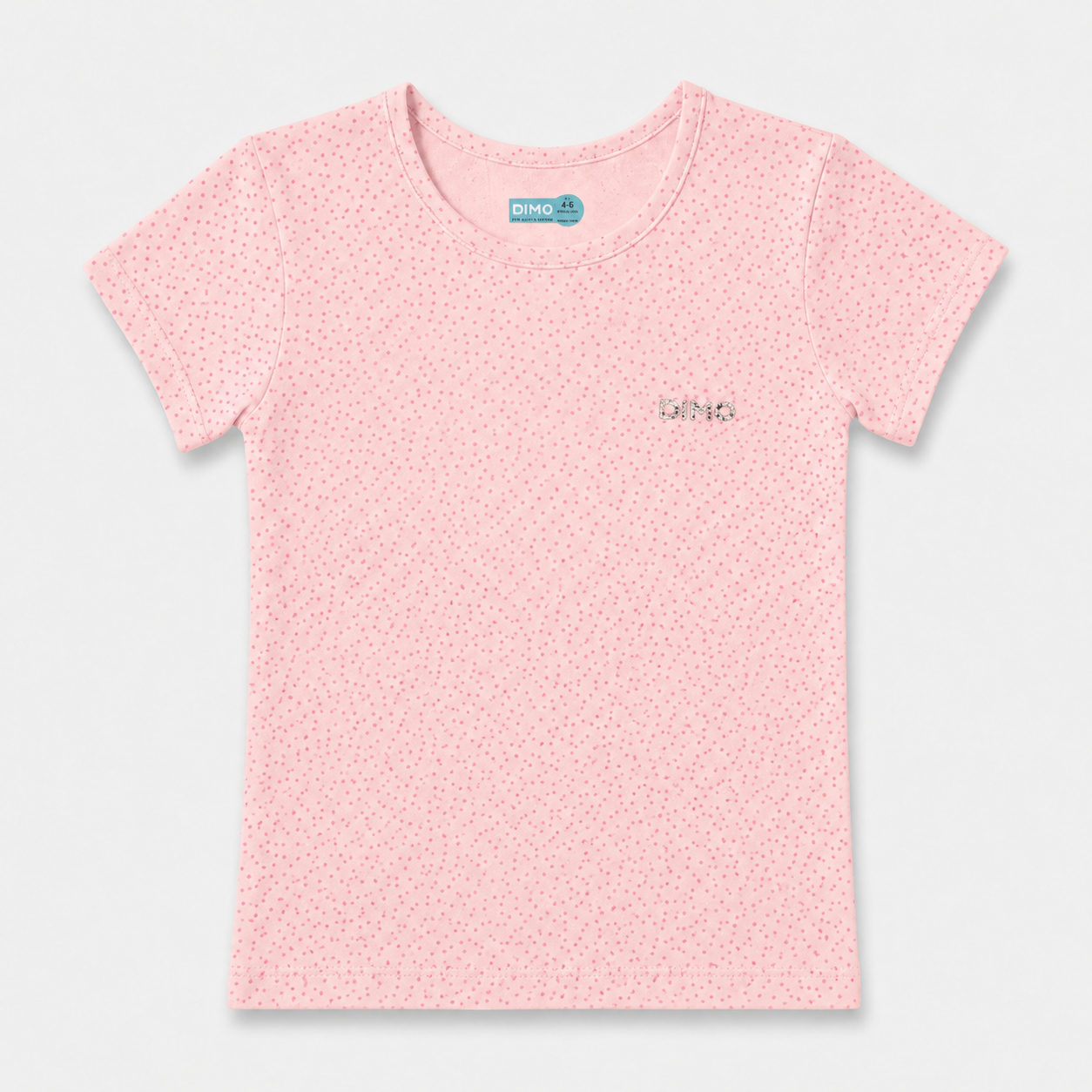Girls Short Sleeve Stretch Cotton Undershirt