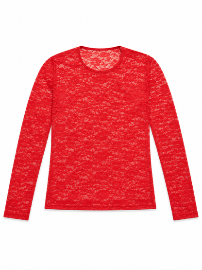 Floral Lace Long Sleeve Top