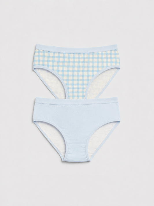 Girls Cotton Briefs – 2-Pack