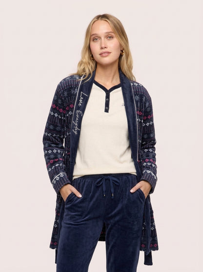 Cozy 3-Piece Ultra-Soft Fleece Pajama & Robe Set