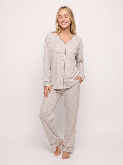 Ribbed-Soft Cotton PJ Set