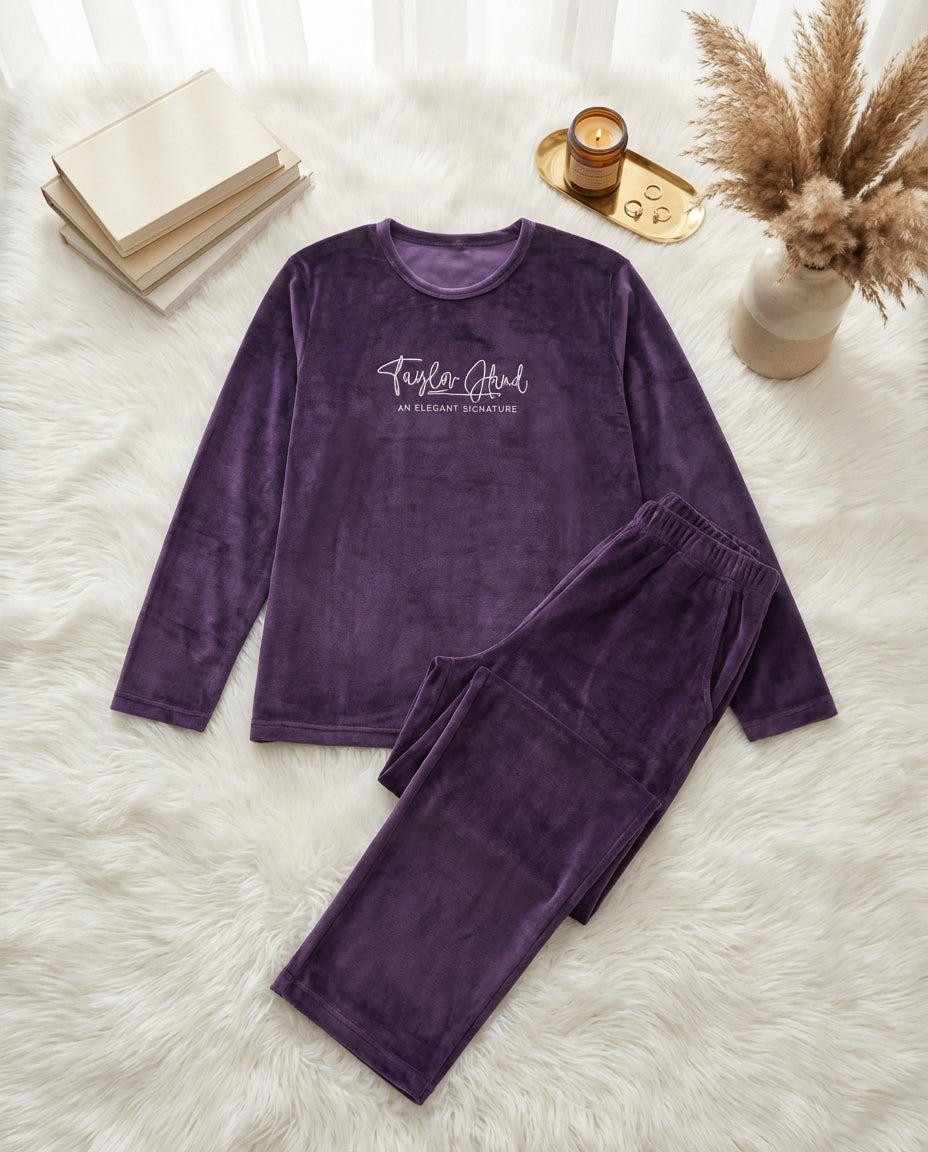Velvet Pajama Set
