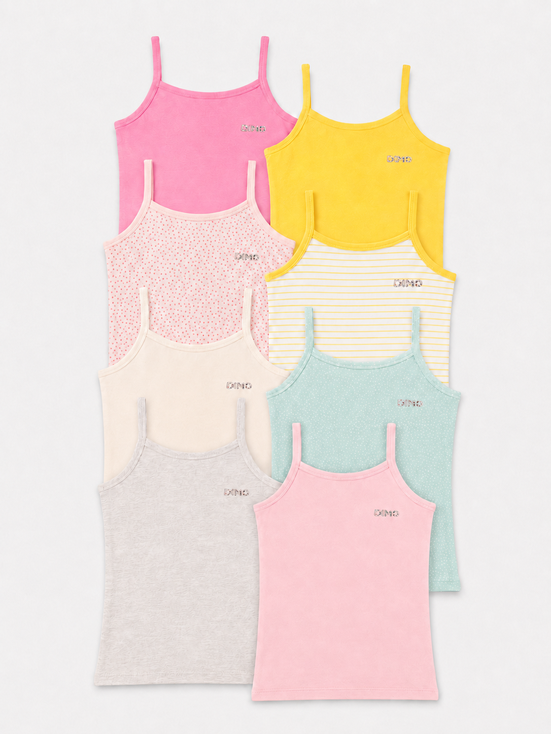 Girls Stretch Cotton Tank Top Undershirt