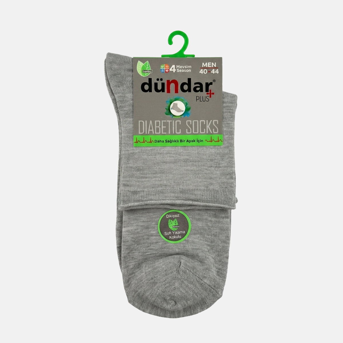 Dündar Men’s Bamboo Diabetic Socks – Regular
