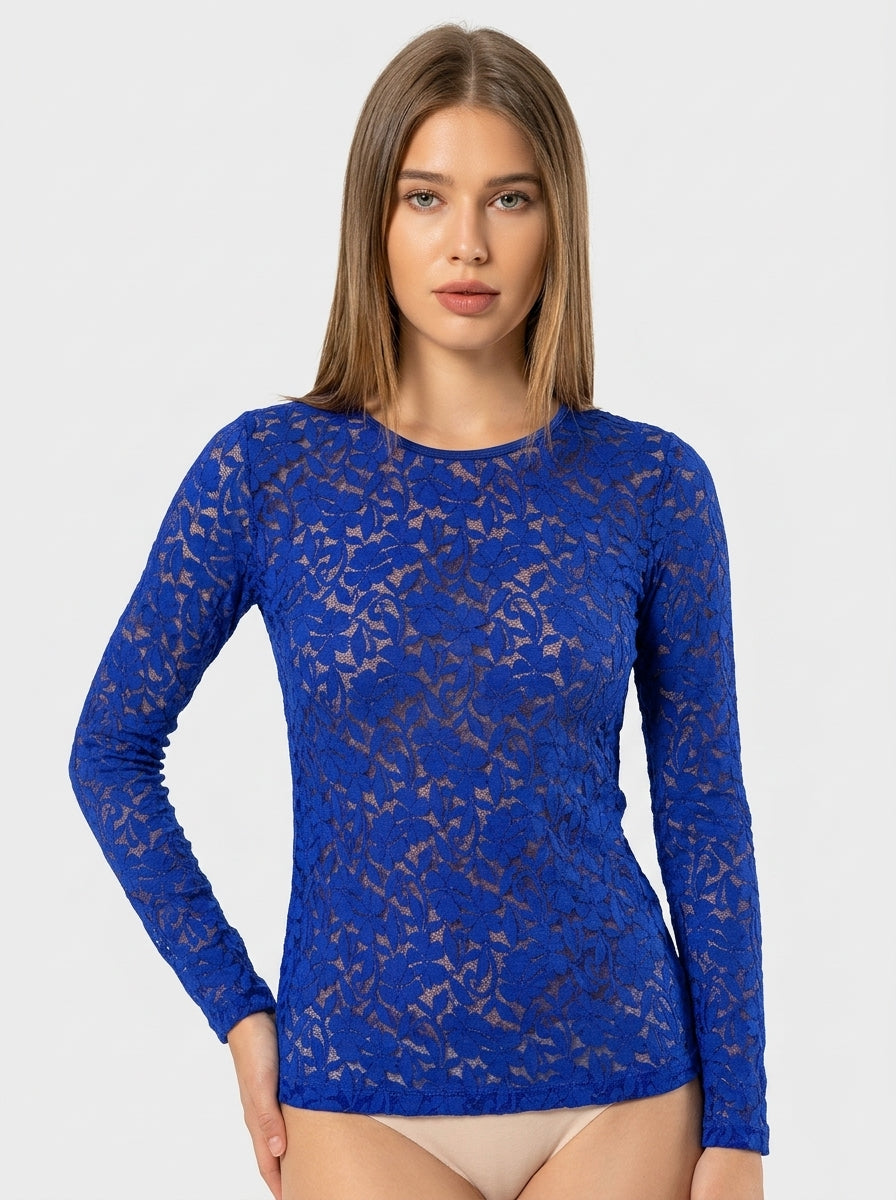 Floral Lace Long Sleeve Top