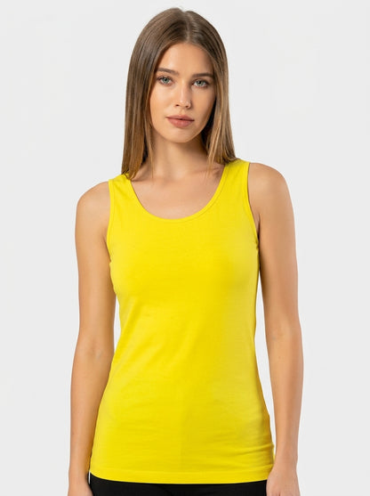 Stretch Cotton Tank Top