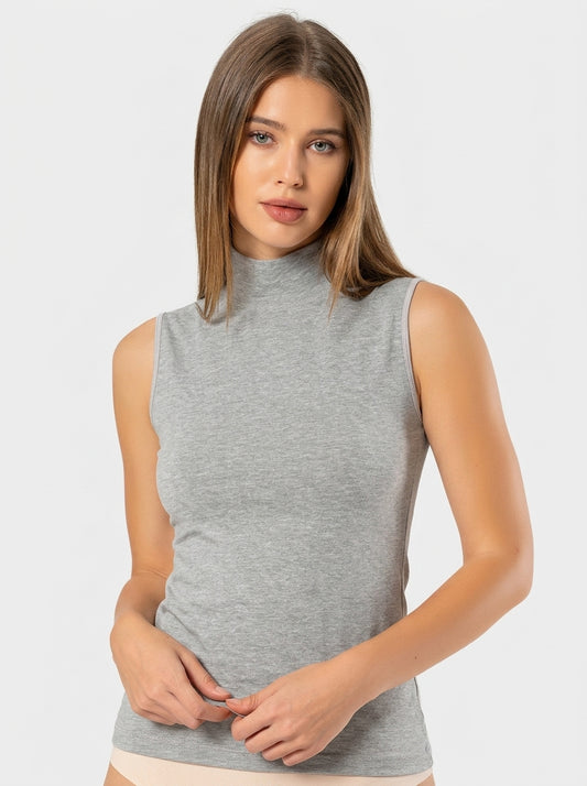 Stretch Cotton Tank Top