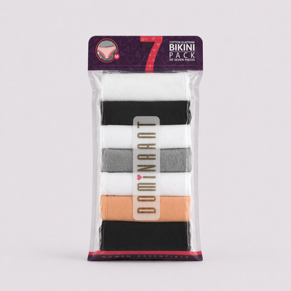 Low-Waisted Cotton Panties – Dominant 7-Pack