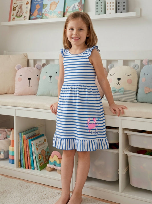 Girls Pure Soft Cotton Nightgown