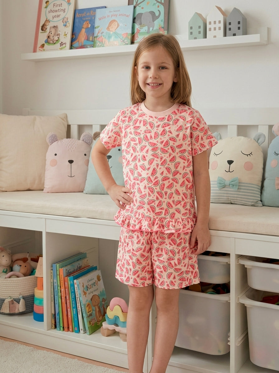 Pure Soft Cotton Shorts Set
