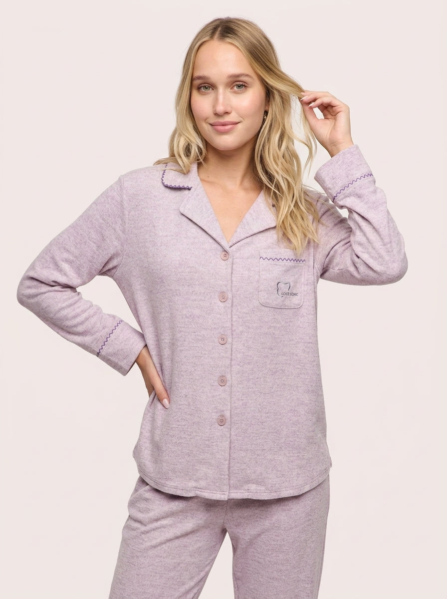 Soft-Knit Pajama Set