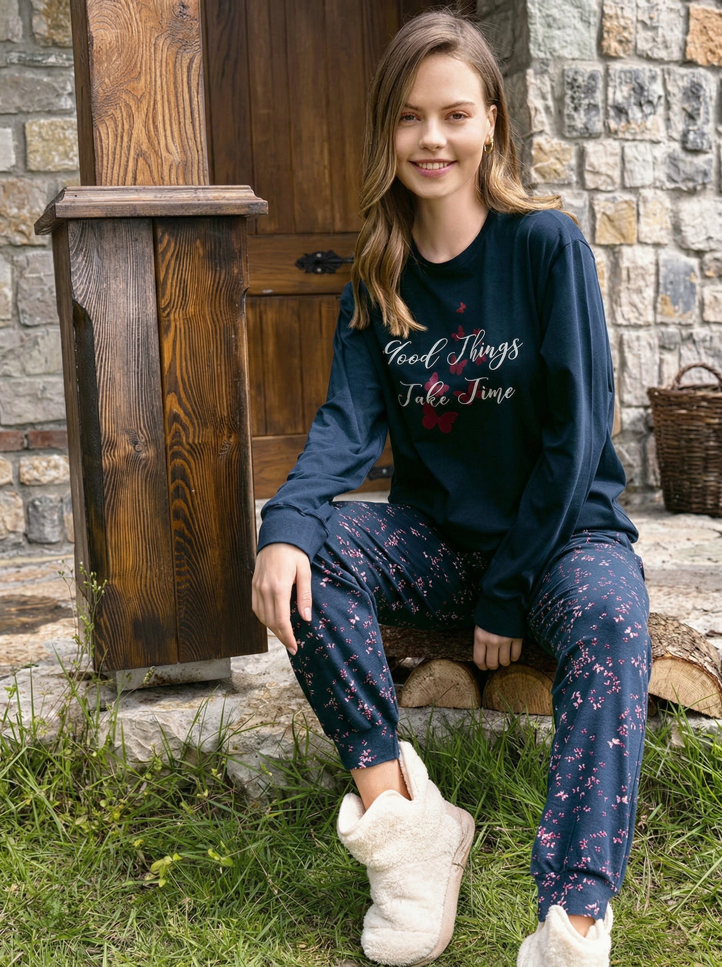 Pure Cotton Pajama Set