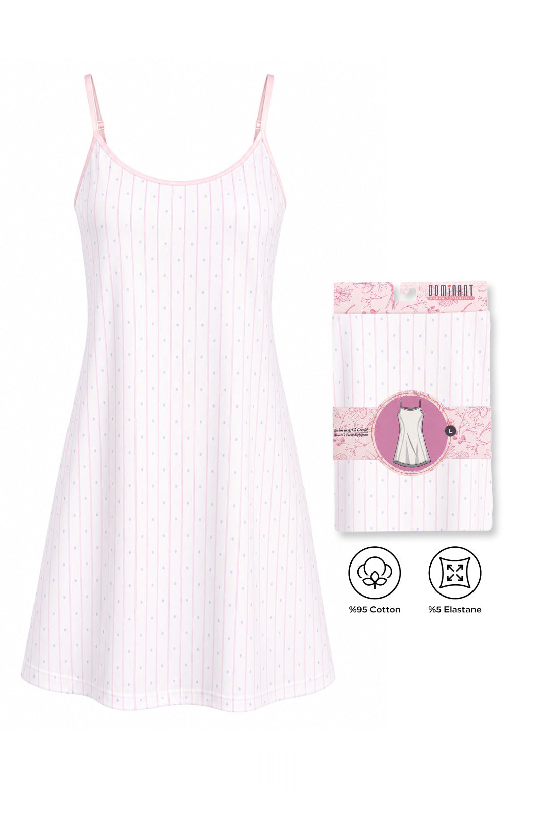 Soft Cotton Camisole Nightdress