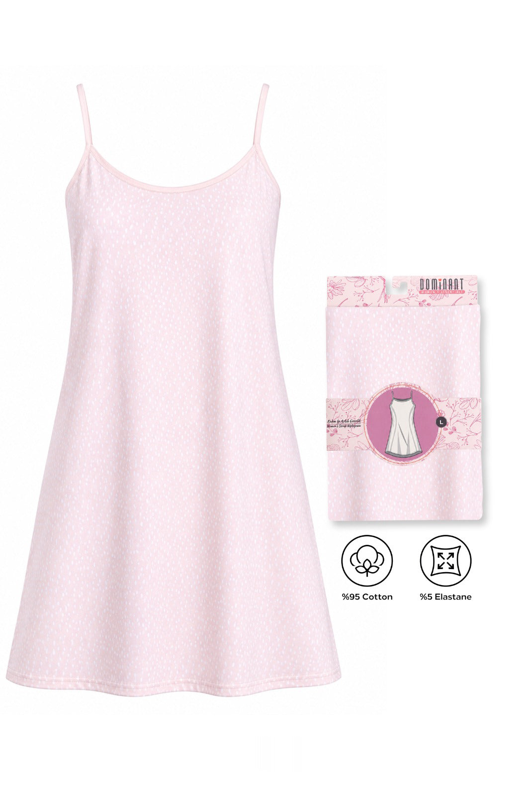 Soft Cotton Camisole Nightdress