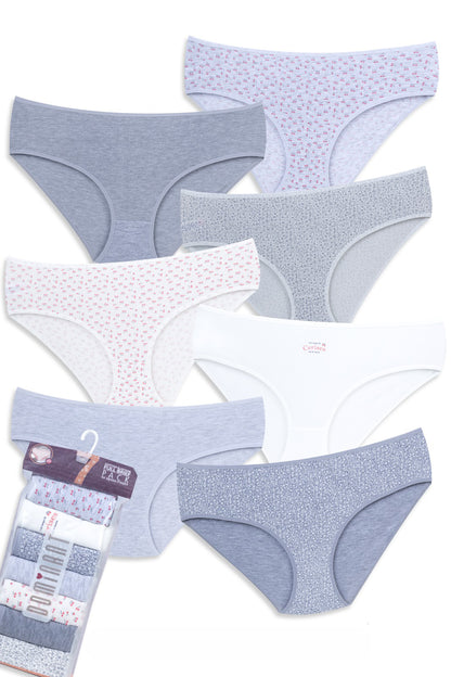 Low-Waisted Cotton Panties – Dominant 7-Pack
