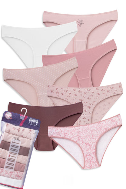 Low-Waisted Cotton Panties – Dominant 7-Pack