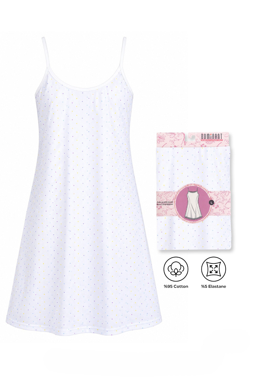Soft Cotton Camisole Nightdress