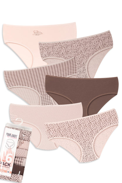 High-Waisted Cotton Panties – Dominant 6-Pack Big Size