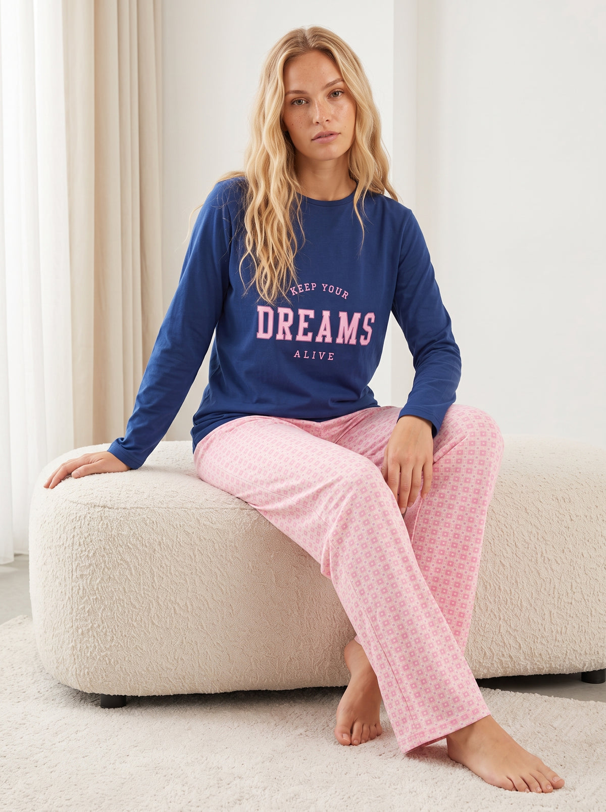 Soft Stretch Cotton PJ Set