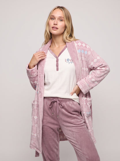 Cozy 3-Piece Ultra-Soft Fleece Pajama & Robe Set