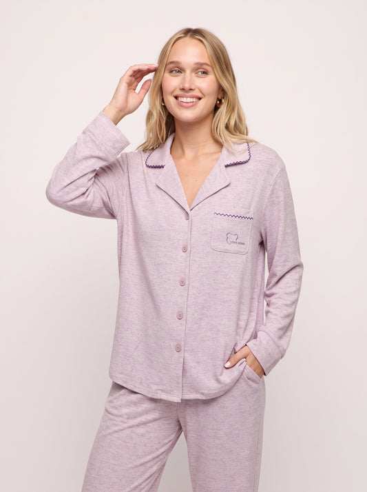 Soft-Knit Pajama Set