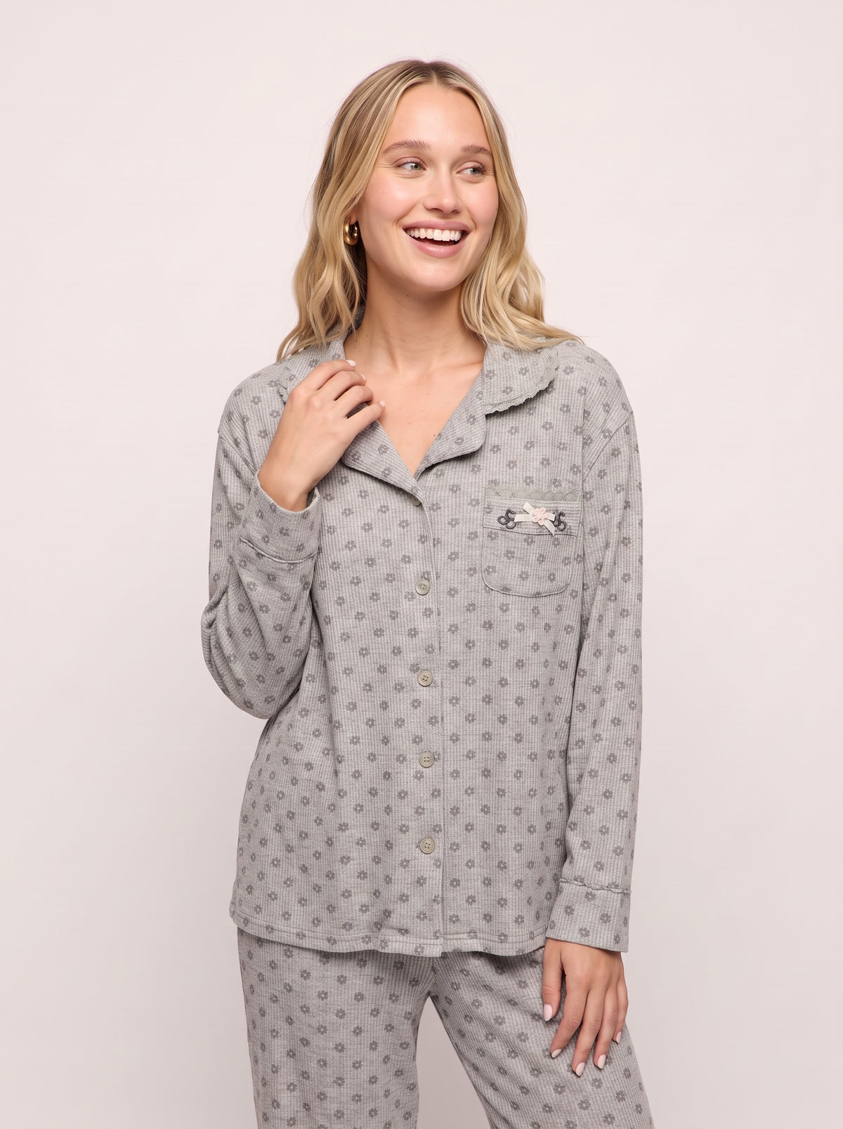 Ribbed-Soft Cotton PJ Set