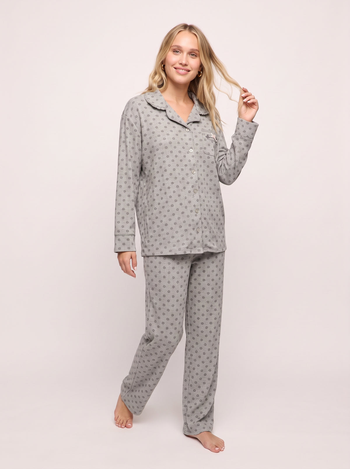 Ribbed-Soft Cotton PJ Set