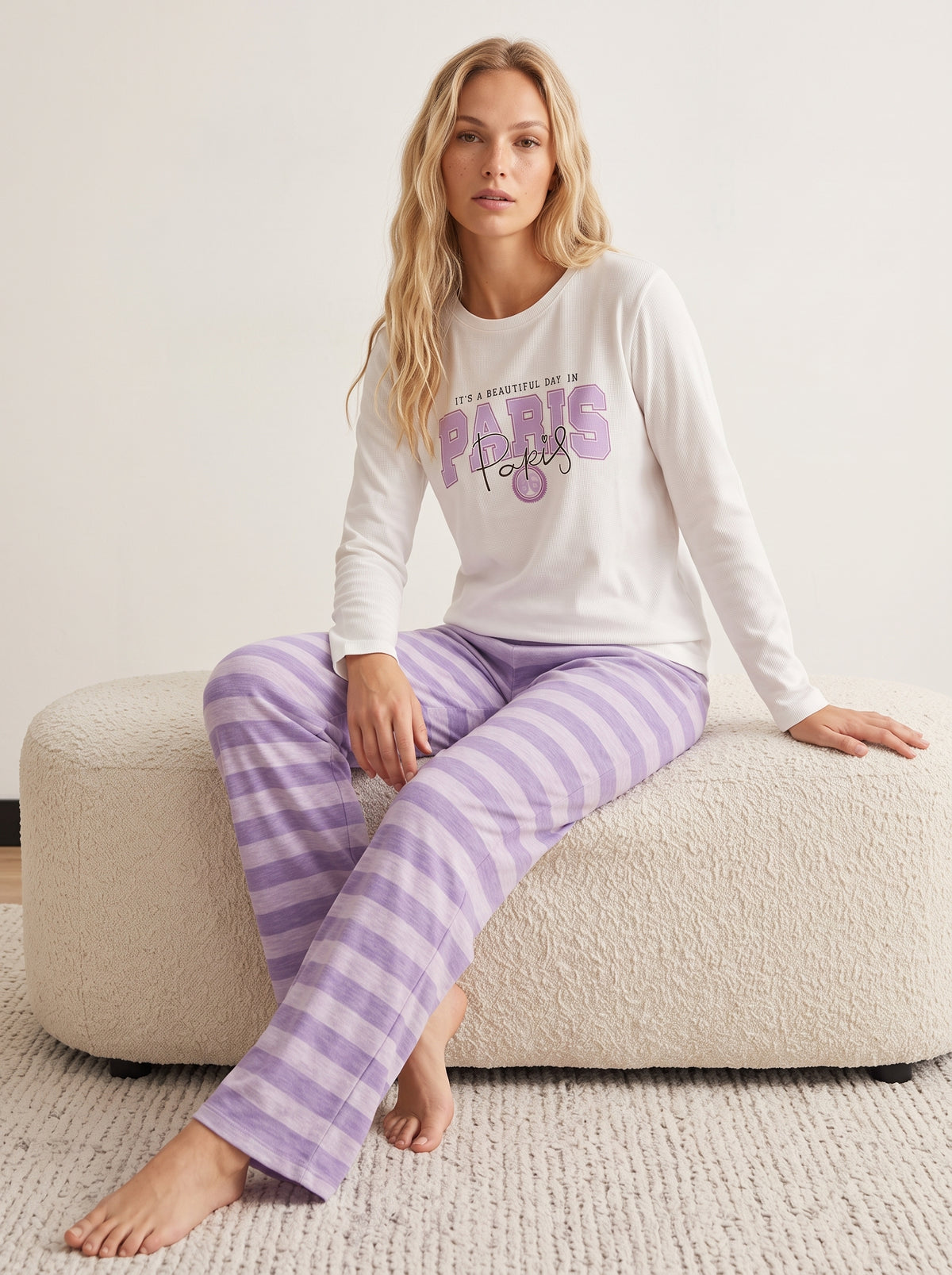 Soft Stretch Cotton PJ Set