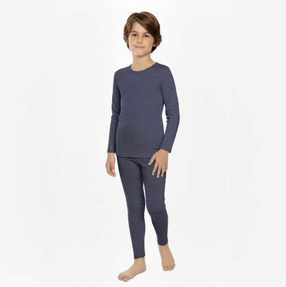 Boys Thermal Underwear Set – Cotton with Soft Fleece Inside