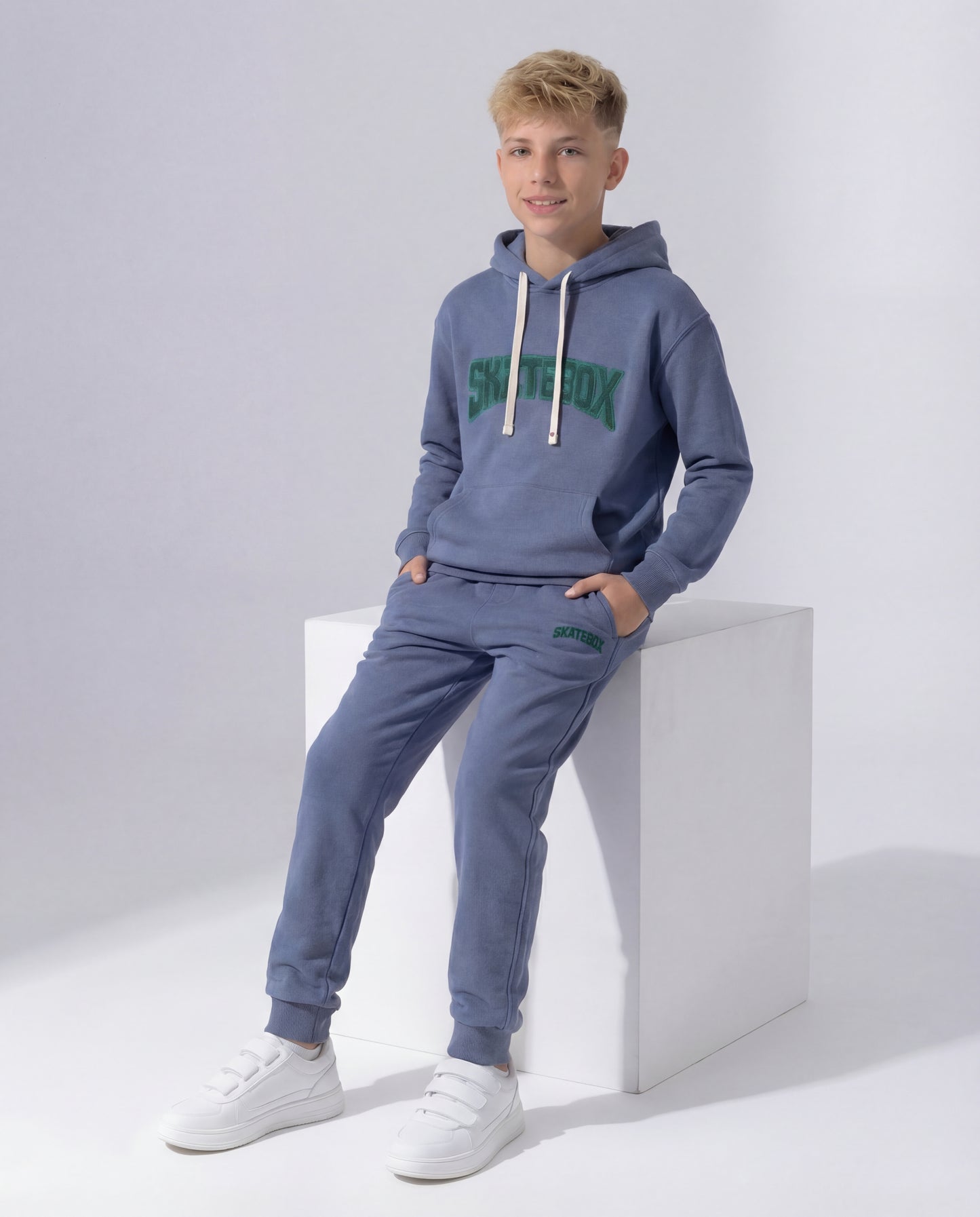 Soft Cotton Fleece Tracksuit Set