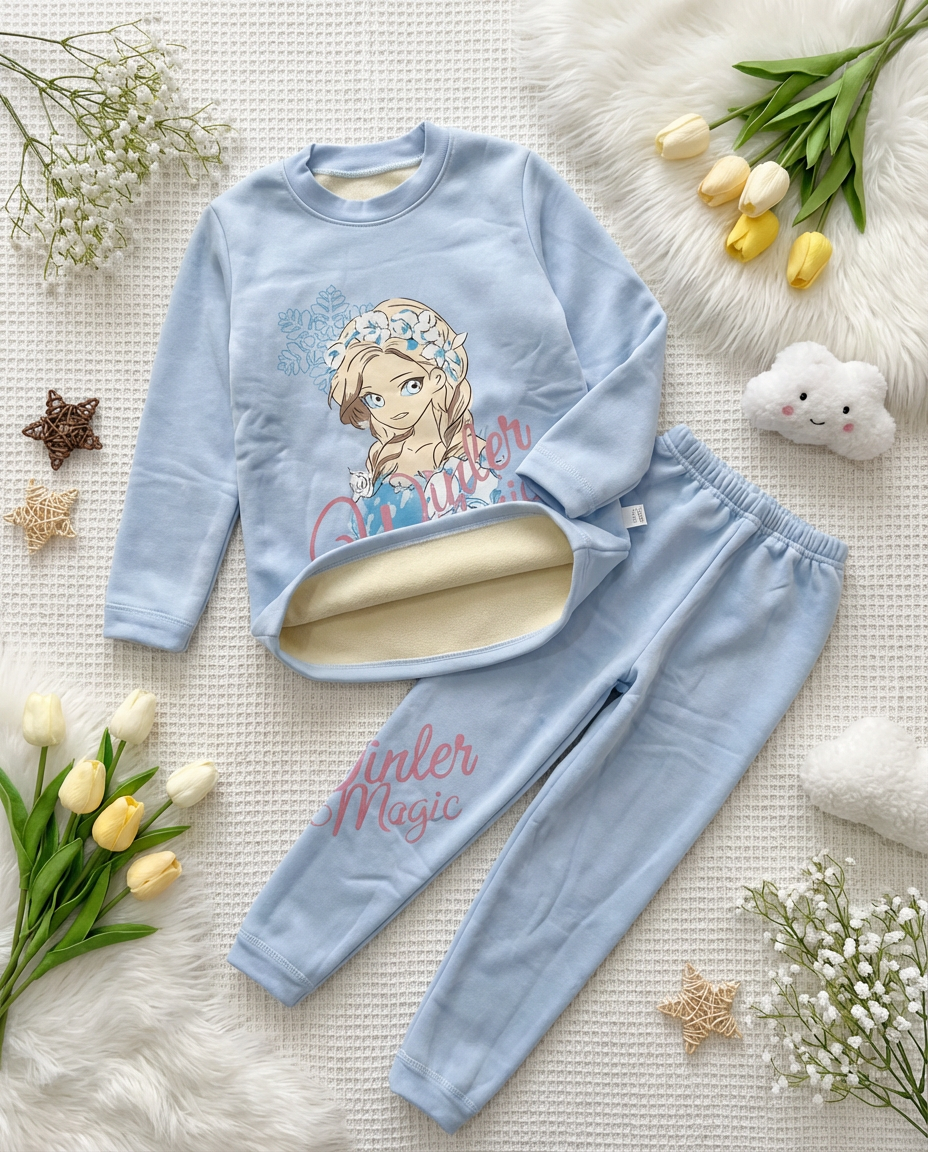 Soft Fuzzy-Lined PJ Set