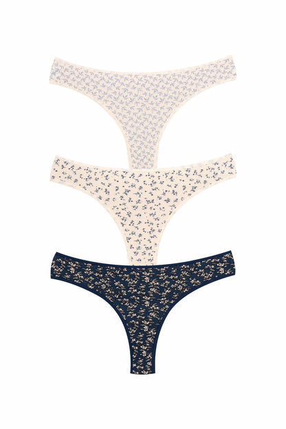 Brazilian Cotton Panties – Dominant 3-Pack