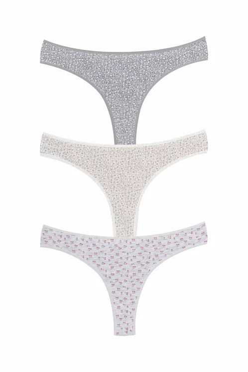 Brazilian Cotton Panties – Dominant 3-Pack