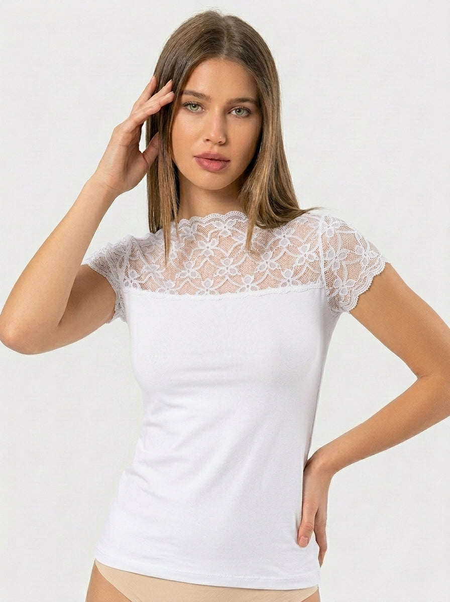 Stretch Cotton Tank Top