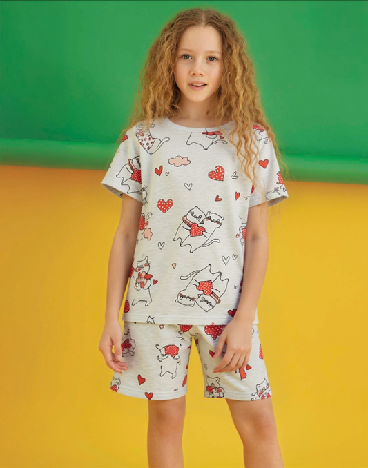 Cotton Shorts Set