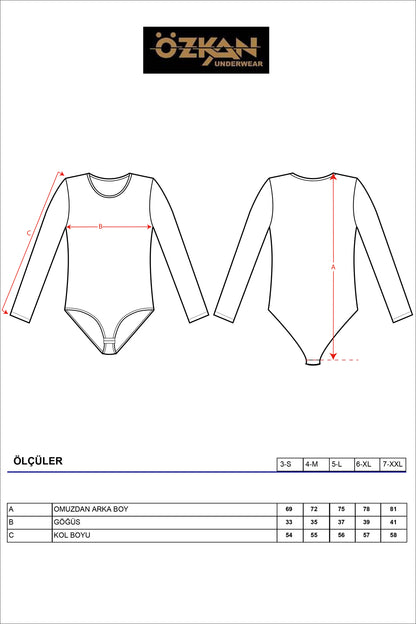 Stretch Cotton Long-Sleeve Bodysuit