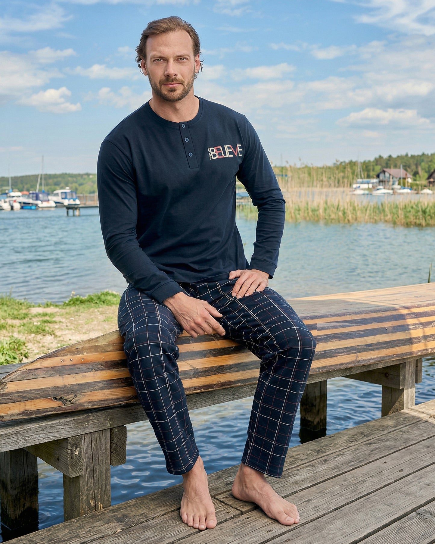Pure Cotton Pajama Set